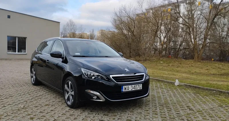 wielkopolskie Peugeot 308 cena 46000 przebieg: 109781, rok produkcji 2016 z Warszawa